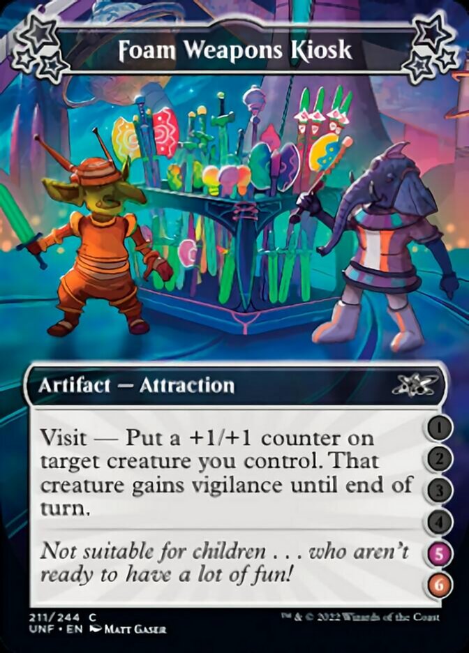 Foam Weapons Kiosk (5-6) [Unfinity] | Eastridge Sports Cards & Games