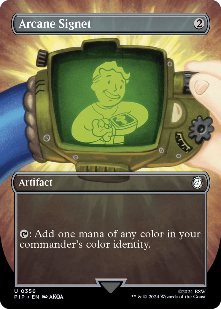 Arcane Signet (Borderless) [Fallout] | Eastridge Sports Cards & Games