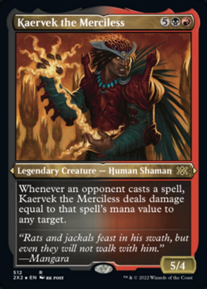 Kaervek the Merciless (Foil Etched) [Double Masters 2022] | Eastridge Sports Cards & Games