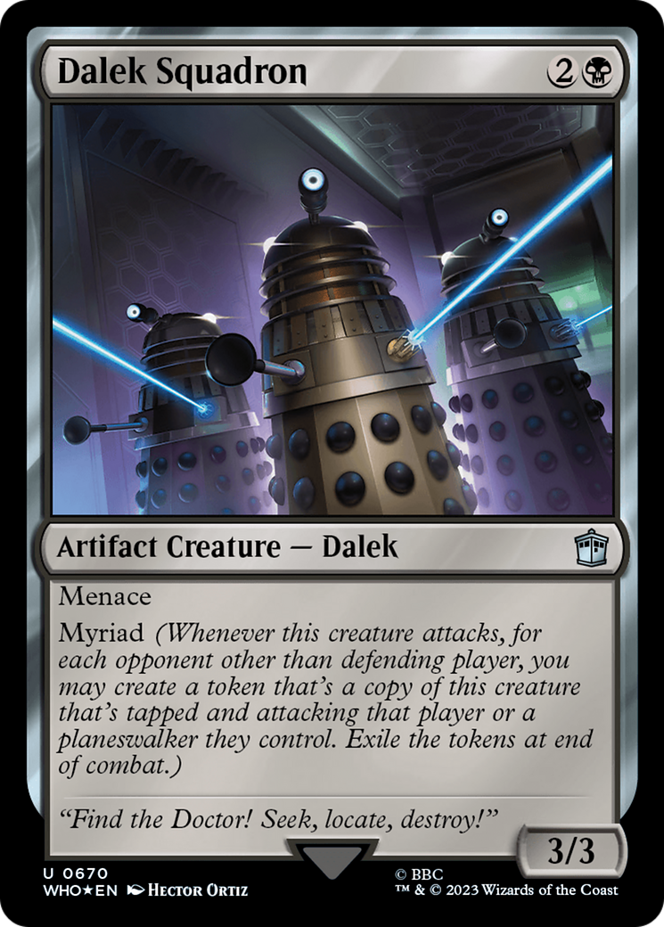 Dalek Squadron (Surge Foil) [Doctor Who] | Eastridge Sports Cards & Games