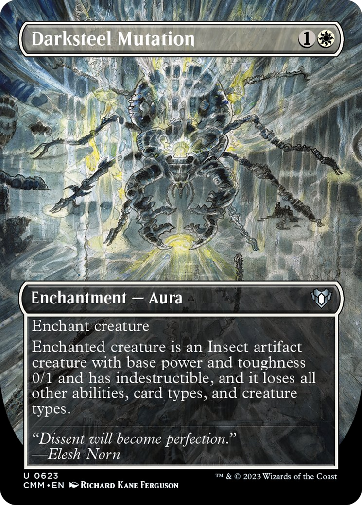 Darksteel Mutation (Borderless Alternate Art) [Commander Masters] | Eastridge Sports Cards & Games