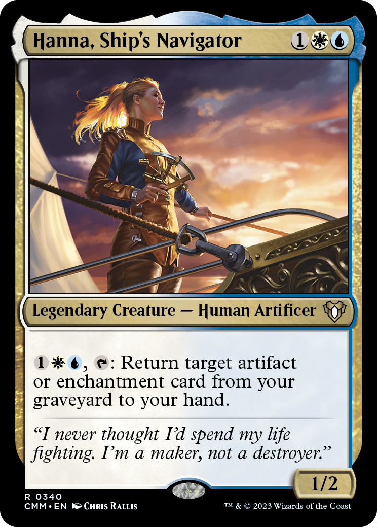Hanna, Ship's Navigator [Commander Masters] | Eastridge Sports Cards & Games