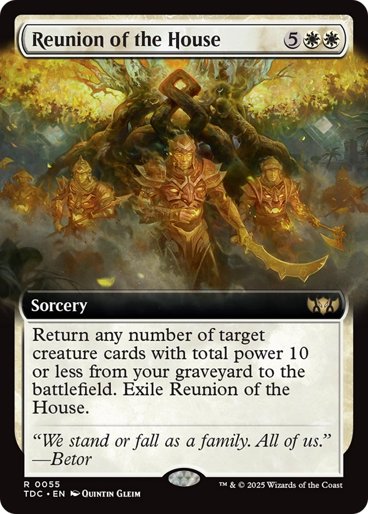 Reunion of the House (Extended Art) [Tarkir: Dragonstorm Commander] | Eastridge Sports Cards & Games