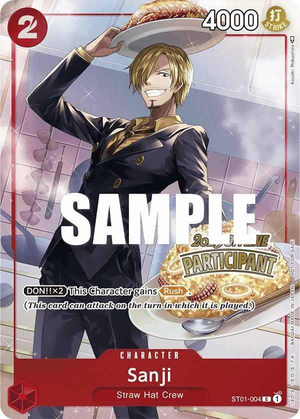 Sanji (Offline Regional 2023) [Participant] [One Piece Promotion Cards] | Eastridge Sports Cards & Games