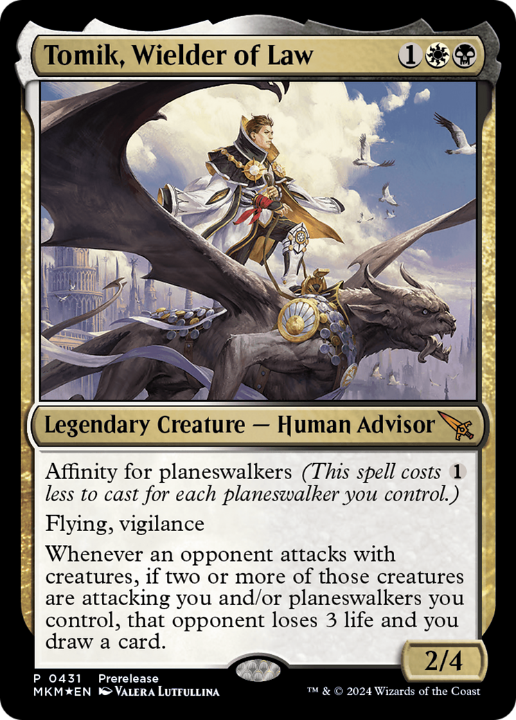 Tomik, Wielder of Law [Murders at Karlov Manor Prerelease Promos] | Eastridge Sports Cards & Games