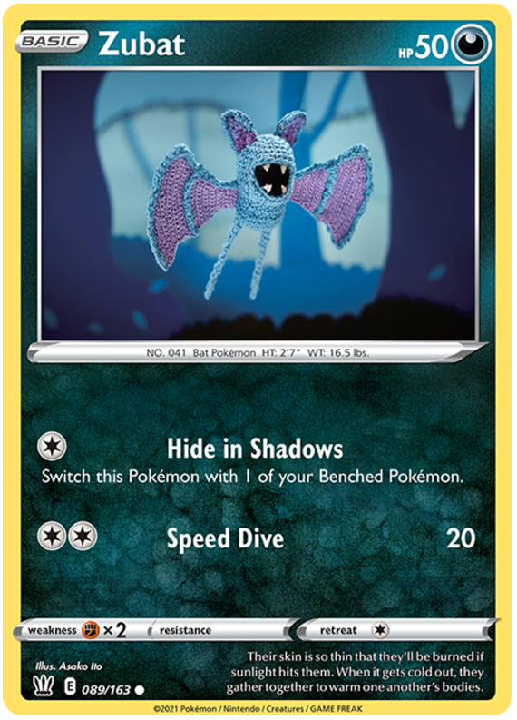 Zubat (089/163) [Sword & Shield: Battle Styles] | Eastridge Sports Cards & Games