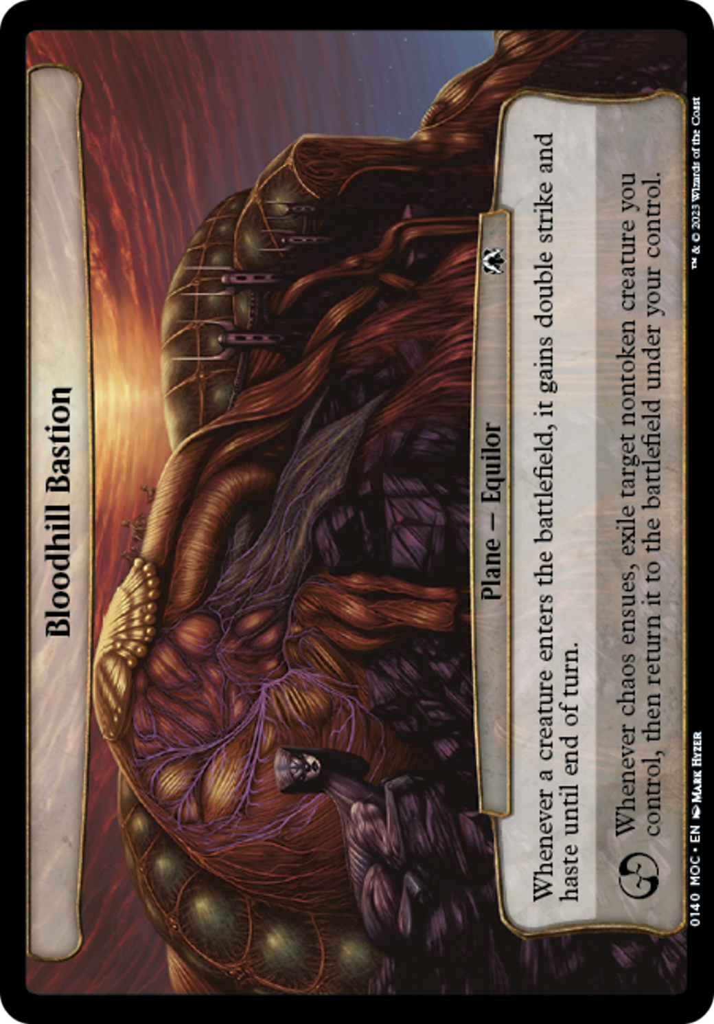 Bloodhill Bastion [March of the Machine Commander] | Eastridge Sports Cards & Games