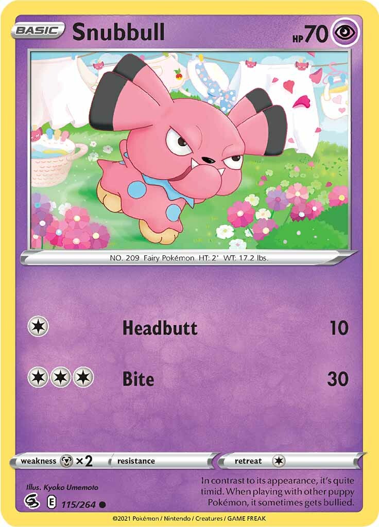 Snubbull (115/264) [Sword & Shield: Fusion Strike] | Eastridge Sports Cards & Games