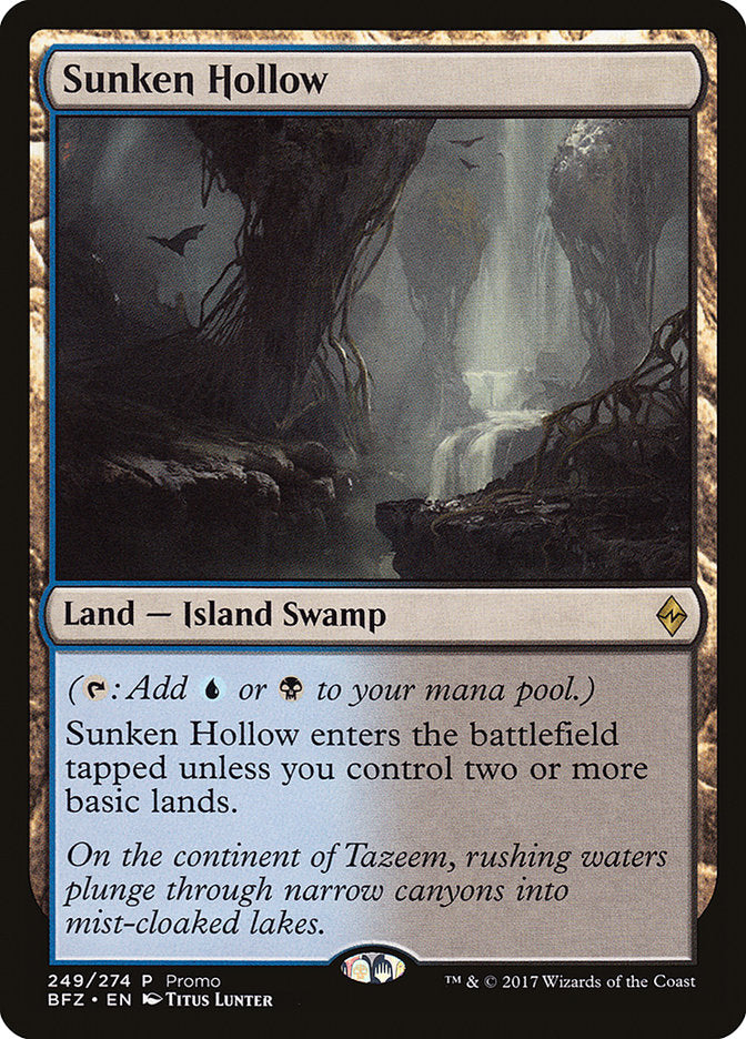 Sunken Hollow (Promo) [Standard Showdown Promos] | Eastridge Sports Cards & Games