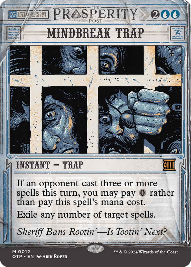 Mindbreak Trap [Outlaws of Thunder Junction: Breaking News] | Eastridge Sports Cards & Games