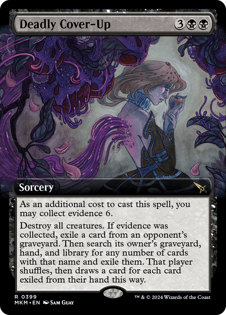 Deadly Cover-Up (Extended Art) [Murders at Karlov Manor] | Eastridge Sports Cards & Games