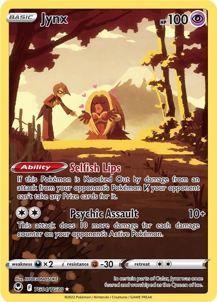 Jynx (TG04/TG30) [Sword & Shield: Silver Tempest] | Eastridge Sports Cards & Games