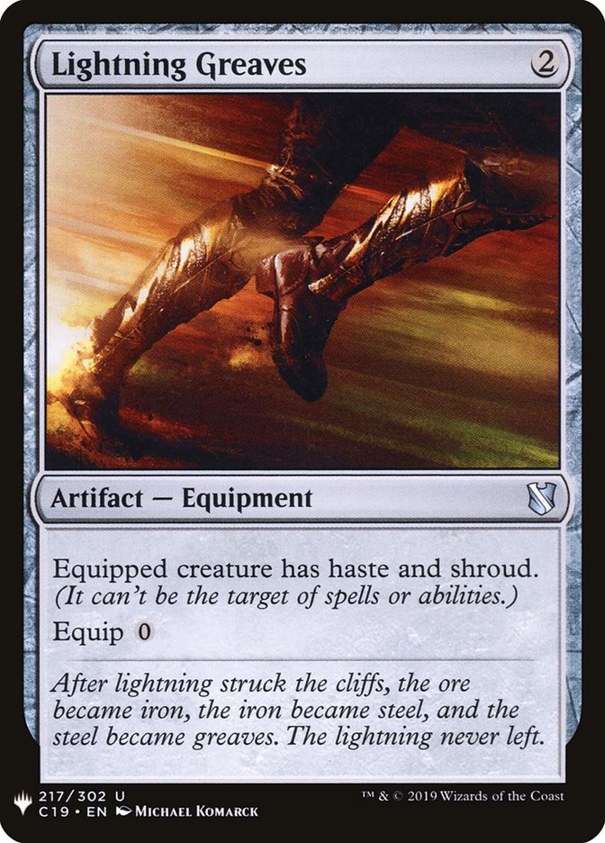 Lightning Greaves [Mystery Booster] | Eastridge Sports Cards & Games