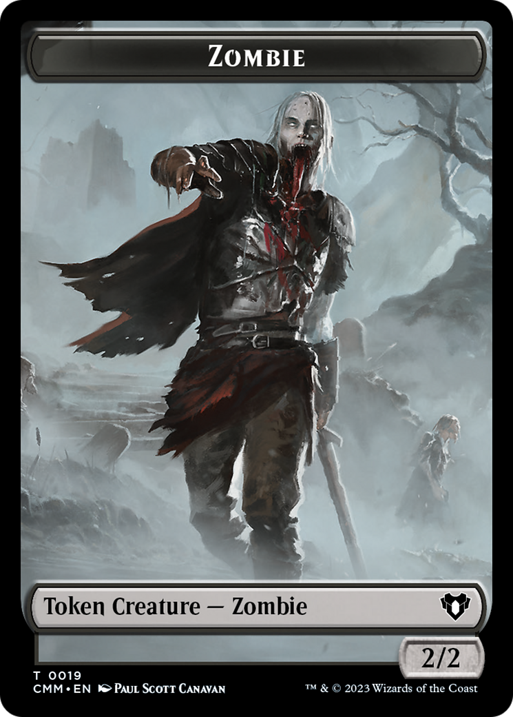 Zombie Token (19) [Commander Masters Tokens] | Eastridge Sports Cards & Games
