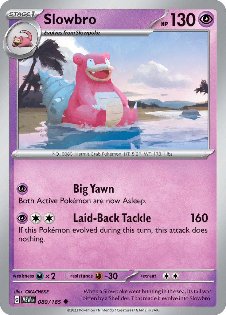 Slowbro (080/165) [Scarlet & Violet: 151] | Eastridge Sports Cards & Games