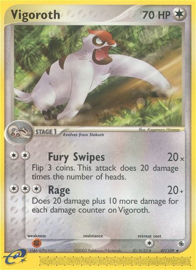 Vigoroth (47/109) [EX: Ruby & Sapphire] | Eastridge Sports Cards & Games