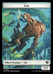 Spirit (0010) // Cat (0005) Double-Sided Token [Commander Masters Tokens] | Eastridge Sports Cards & Games