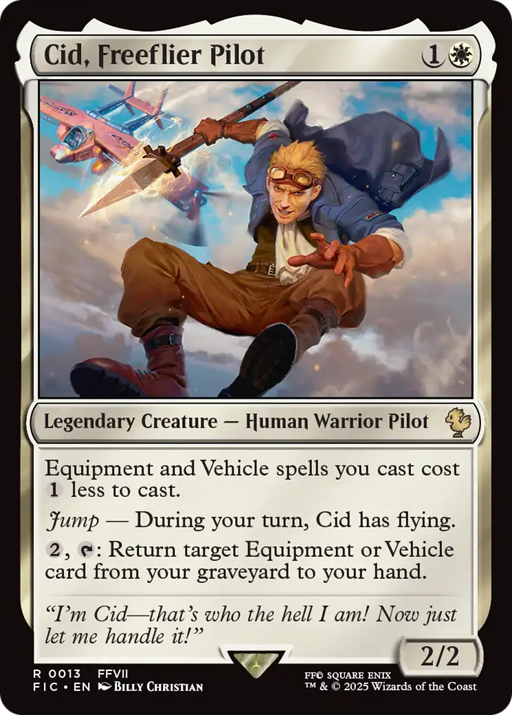 Cid, Freeflier Pilot [FINAL FANTASY Commander] | Eastridge Sports Cards & Games