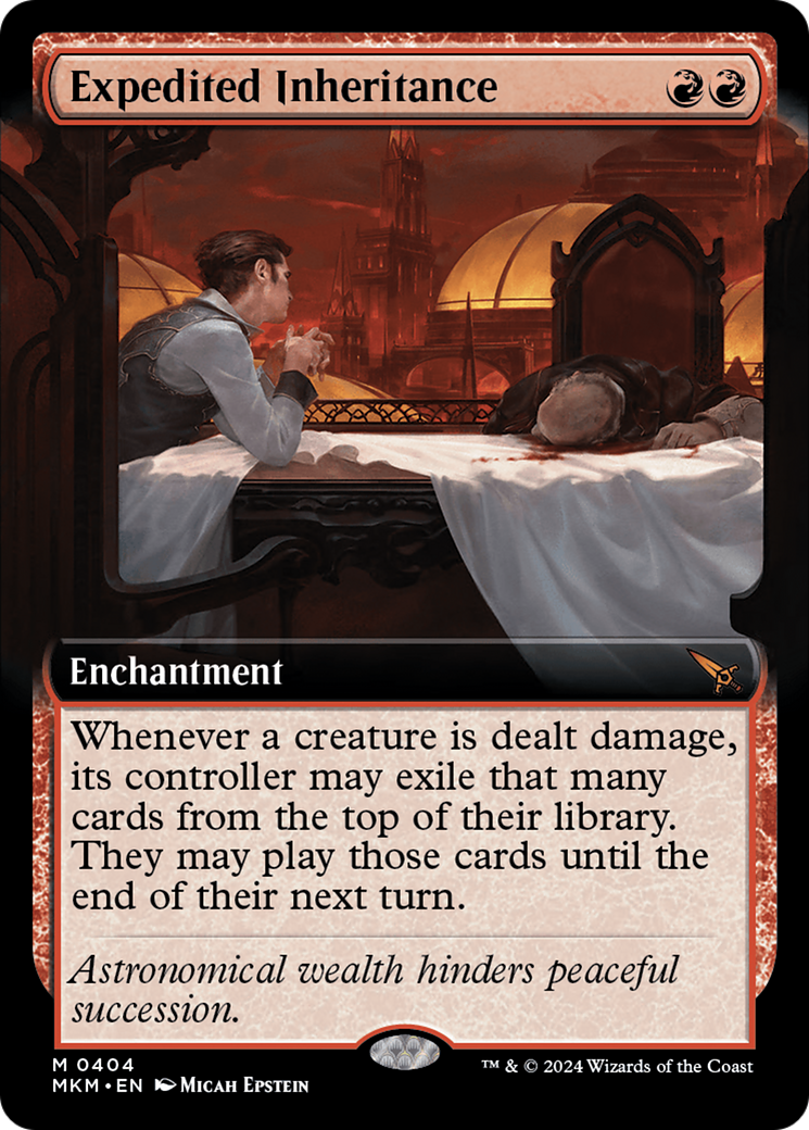 Expedited Inheritance (Extended Art) [Murders at Karlov Manor] | Eastridge Sports Cards & Games