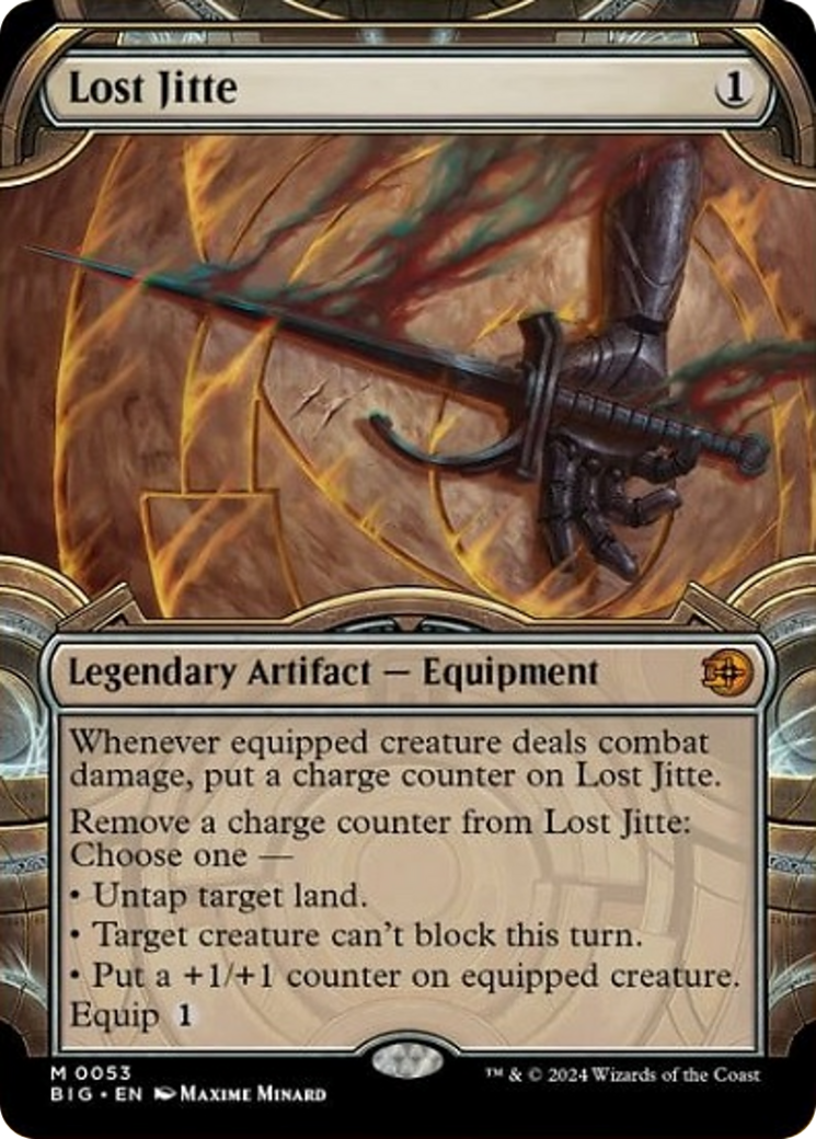 Lost Jitte (Showcase) [Outlaws of Thunder Junction: The Big Score] | Eastridge Sports Cards & Games