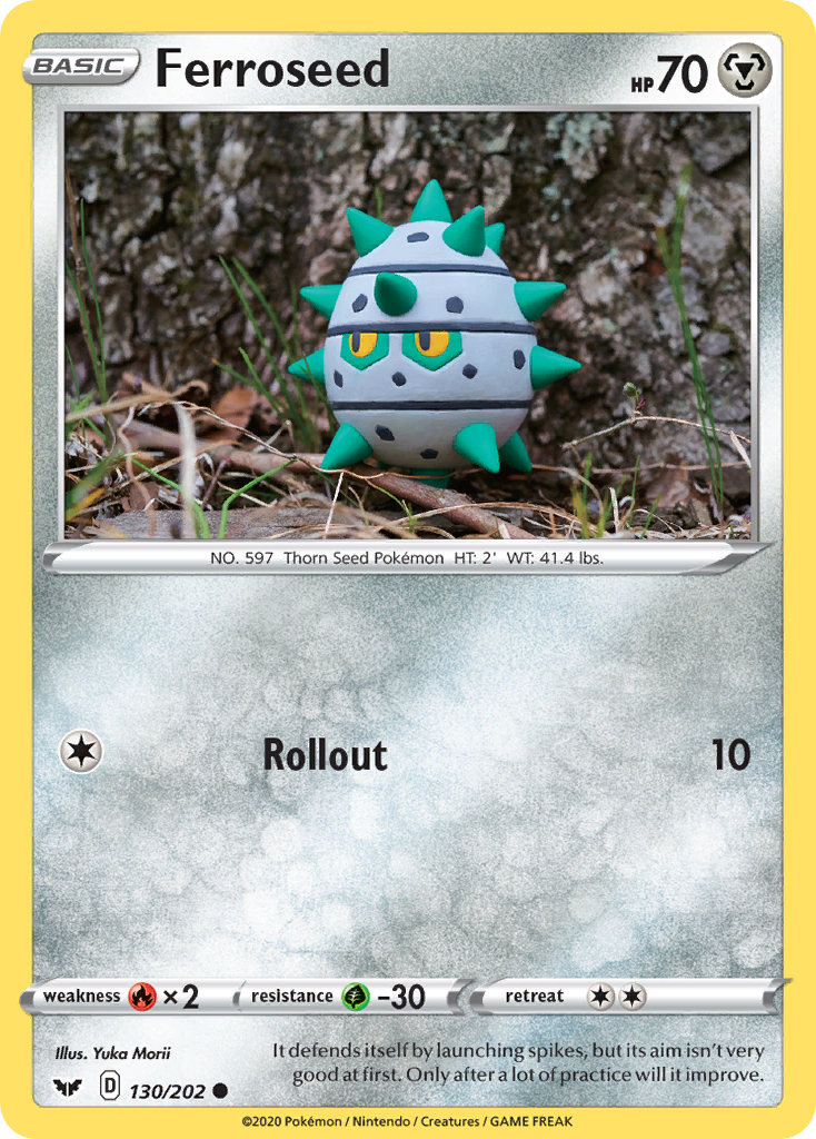 Ferroseed (130/202) [Sword & Shield: Base Set] | Eastridge Sports Cards & Games