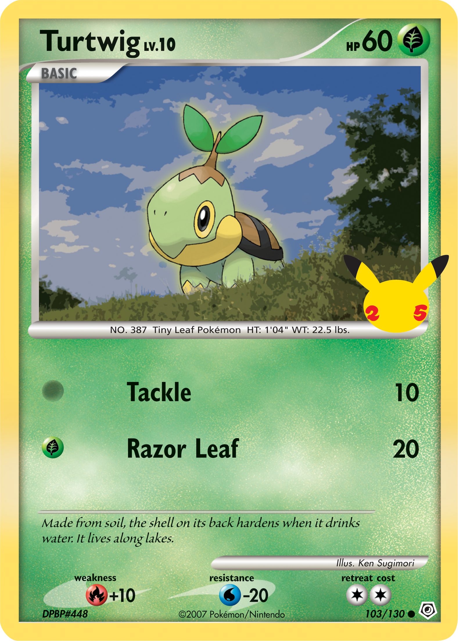 Turtwig (103/130) (Jumbo Card) [First Partner Pack] | Eastridge Sports Cards & Games