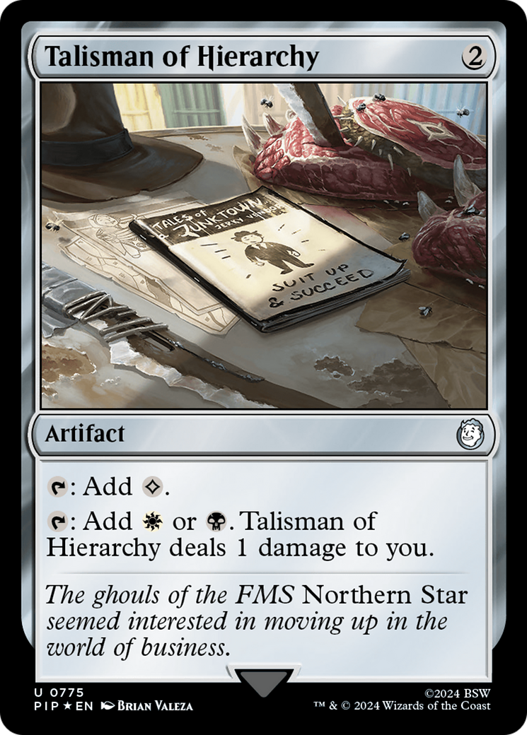 Talisman of Hierarchy (Surge Foil) [Fallout] | Eastridge Sports Cards & Games