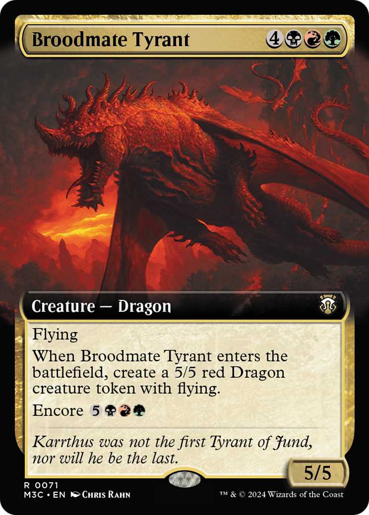 Broodmate Tyrant (Extended Art) [Modern Horizons 3 Commander] | Eastridge Sports Cards & Games