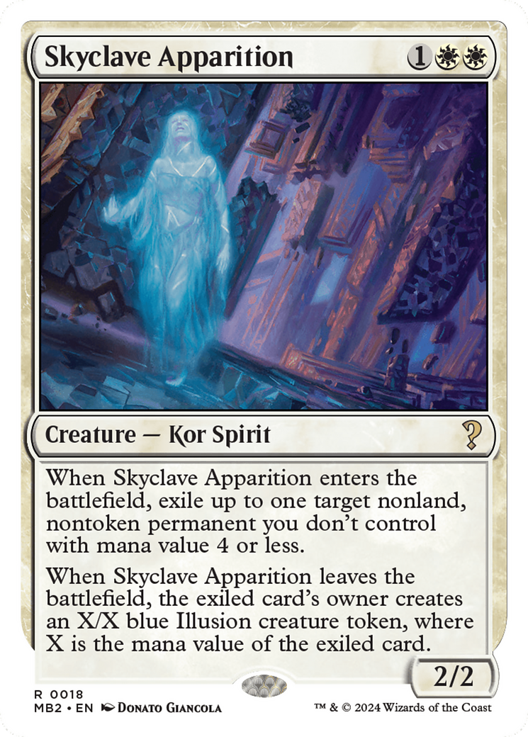 Skyclave Apparition (White Border) [Mystery Booster 2] | Eastridge Sports Cards & Games