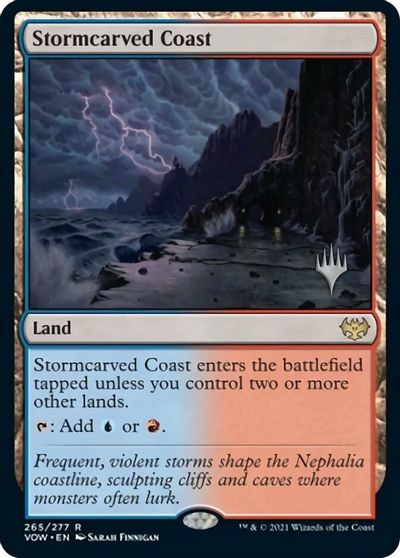 Stormcarved Coast (Promo Pack) [Innistrad: Crimson Vow Promos] | Eastridge Sports Cards & Games