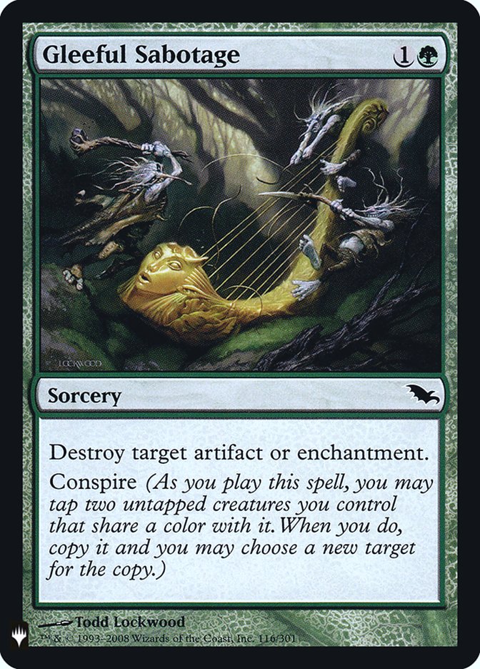 Gleeful Sabotage [Mystery Booster] | Eastridge Sports Cards & Games