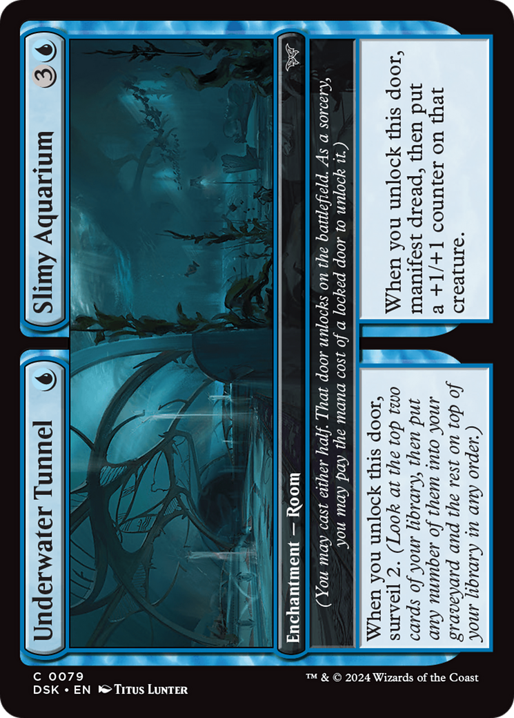 Underwater Tunnel // Slimy Aquarium [Duskmourn: House of Horror] | Eastridge Sports Cards & Games