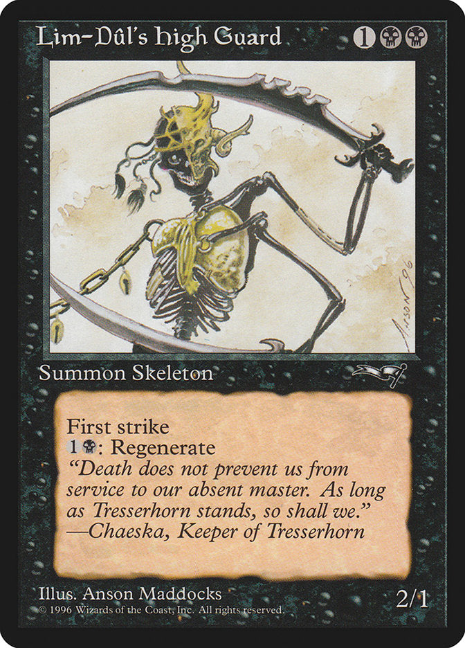Lim-Dul's High Guard (Holding Sword) [Alliances] | Eastridge Sports Cards & Games