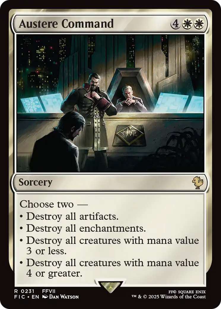 Austere Command [FINAL FANTASY Commander] | Eastridge Sports Cards & Games