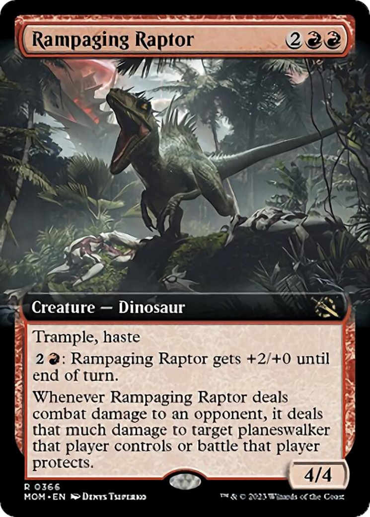 Rampaging Raptor (Extended Art) [March of the Machine] | Eastridge Sports Cards & Games