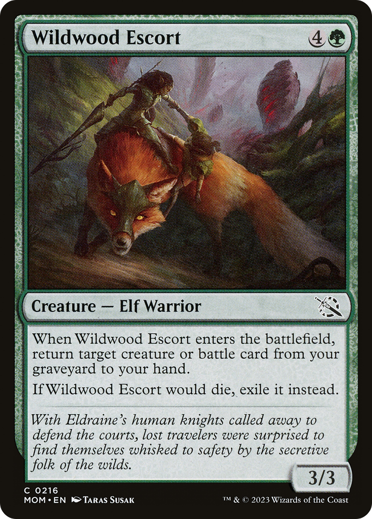 Wildwood Escort [March of the Machine] | Eastridge Sports Cards & Games