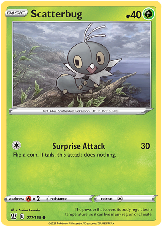 Scatterbug (011/163) [Sword & Shield: Battle Styles] | Eastridge Sports Cards & Games