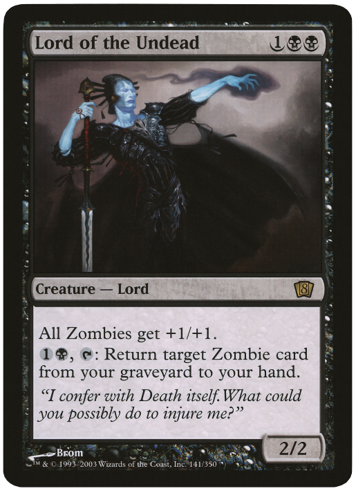 Lord of the Undead (Oversized) [Eighth Edition Box Topper] | Eastridge Sports Cards & Games