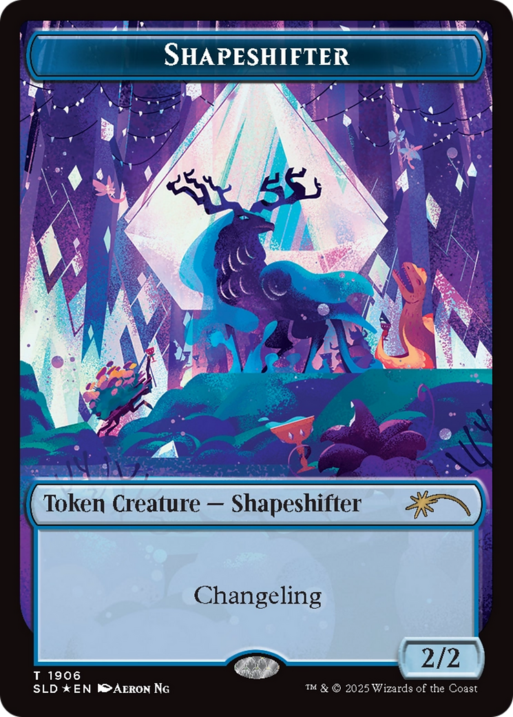Shapeshifter Token (1906) (Double Rainbow Foil) [Secret Lair Drop Series] | Eastridge Sports Cards & Games