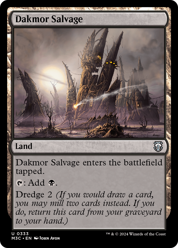 Dakmor Salvage (Ripple Foil) [Modern Horizons 3 Commander] | Eastridge Sports Cards & Games