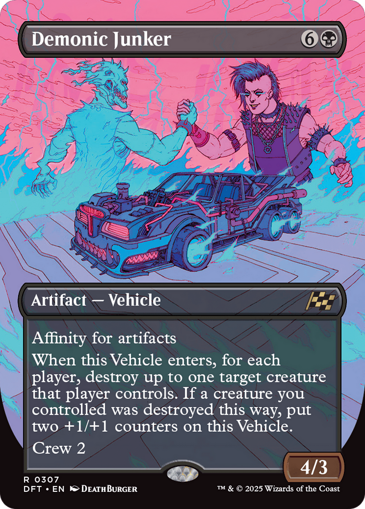 Demonic Junker (Borderless) [Aetherdrift] | Eastridge Sports Cards & Games