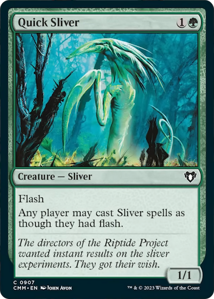 Quick Sliver [Commander Masters] | Eastridge Sports Cards & Games