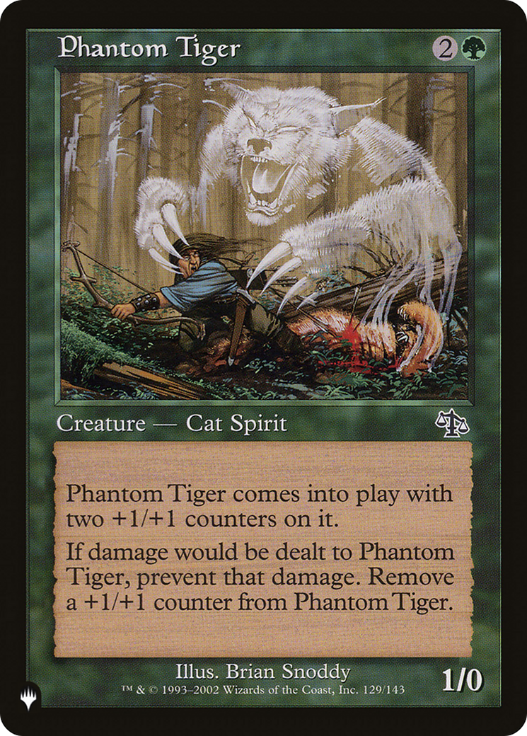 Phantom Tiger [The List] | Eastridge Sports Cards & Games