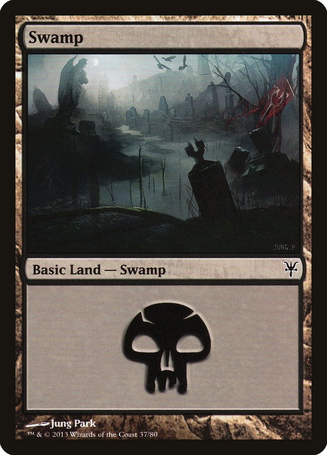 Swamp (37) [Duel Decks: Sorin vs. Tibalt] | Eastridge Sports Cards & Games