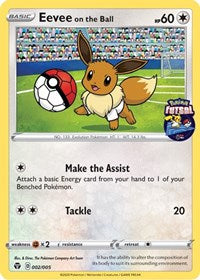 Eevee on the Ball (002/005) [Miscellaneous Cards] | Eastridge Sports Cards & Games