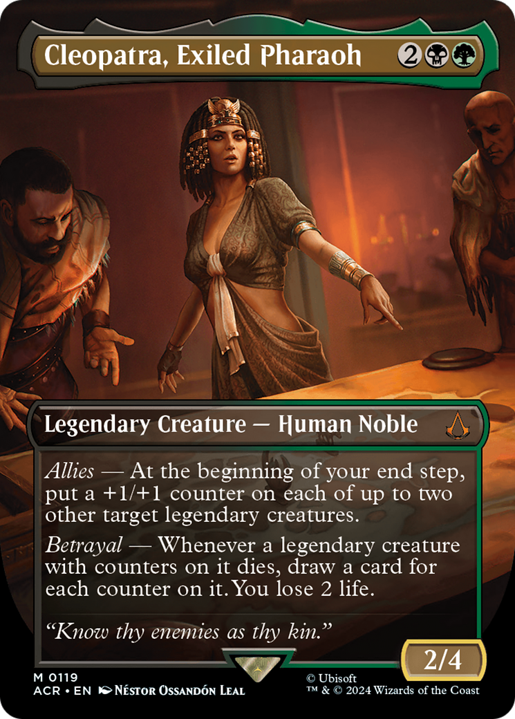 Cleopatra, Exiled Pharaoh (Borderless) [Assassin's Creed] | Eastridge Sports Cards & Games