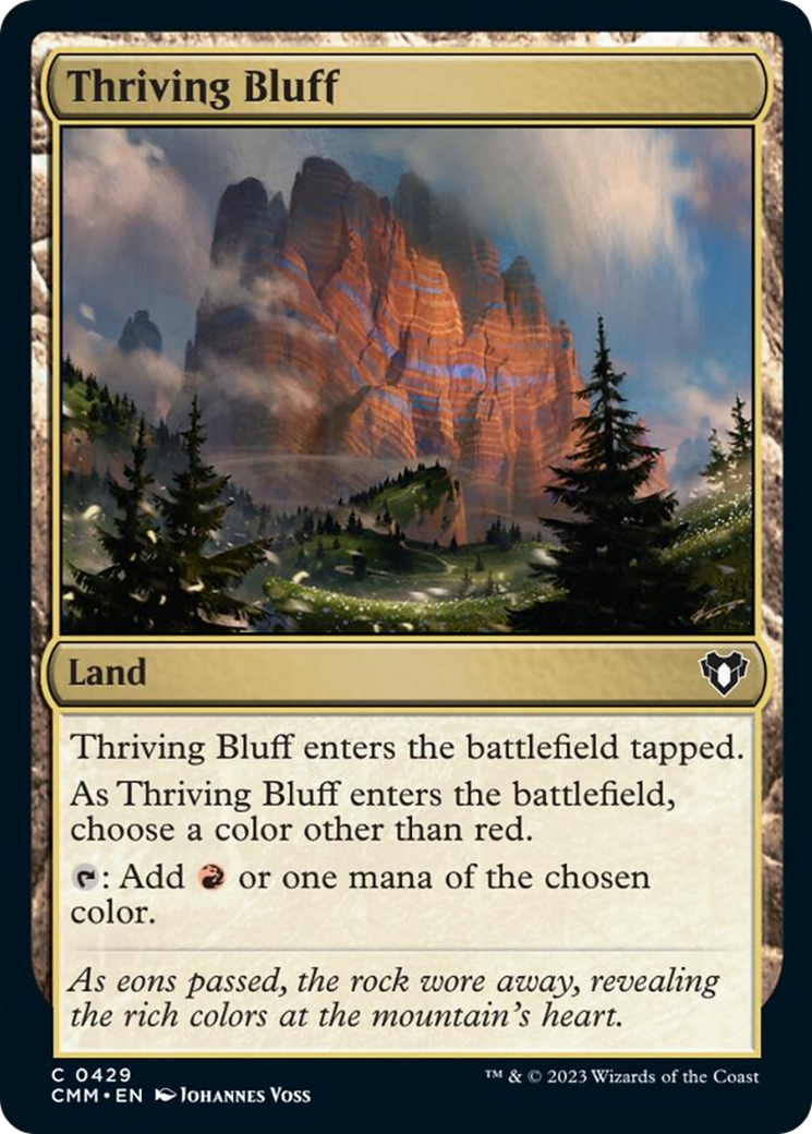 Thriving Bluff [Commander Masters] | Eastridge Sports Cards & Games