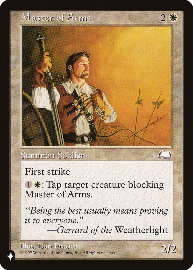 Master of Arms [The List Reprints] | Eastridge Sports Cards & Games