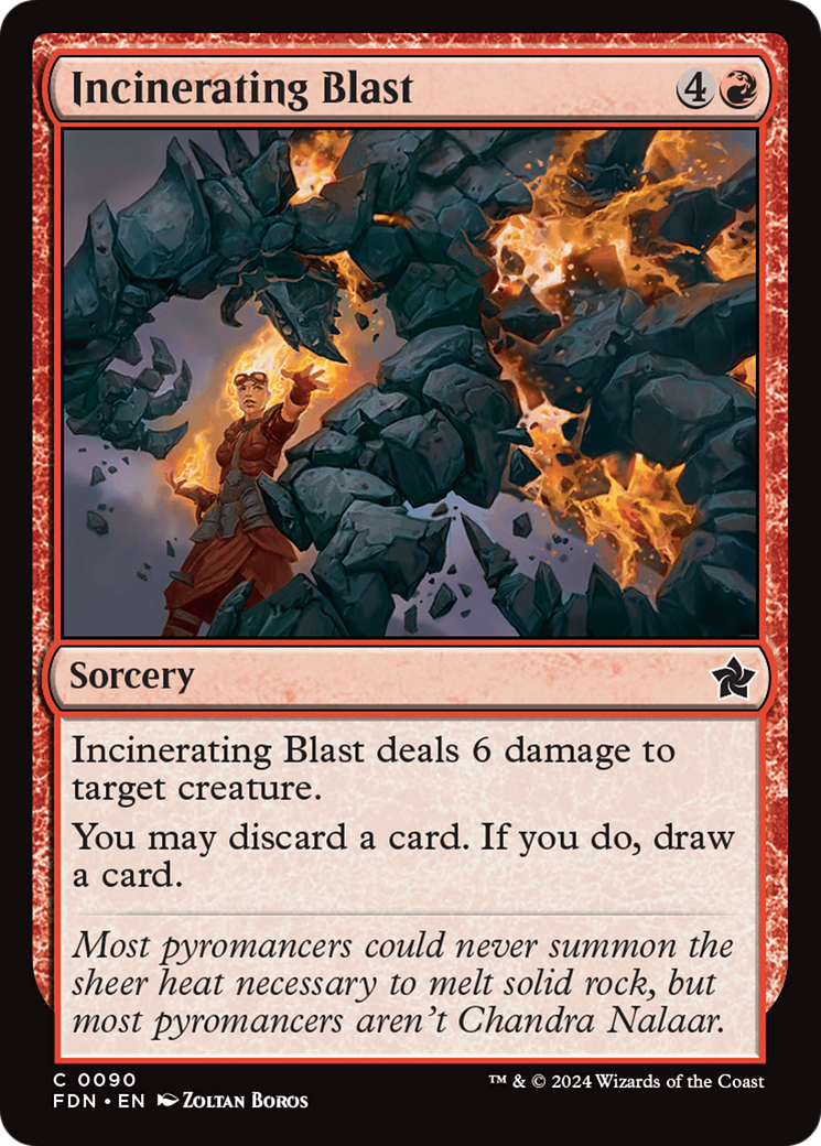 Incinerating Blast [Foundations] | Eastridge Sports Cards & Games