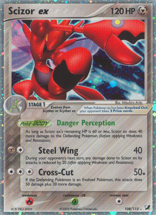 Scizor ex (108/115) [EX: Unseen Forces] | Eastridge Sports Cards & Games